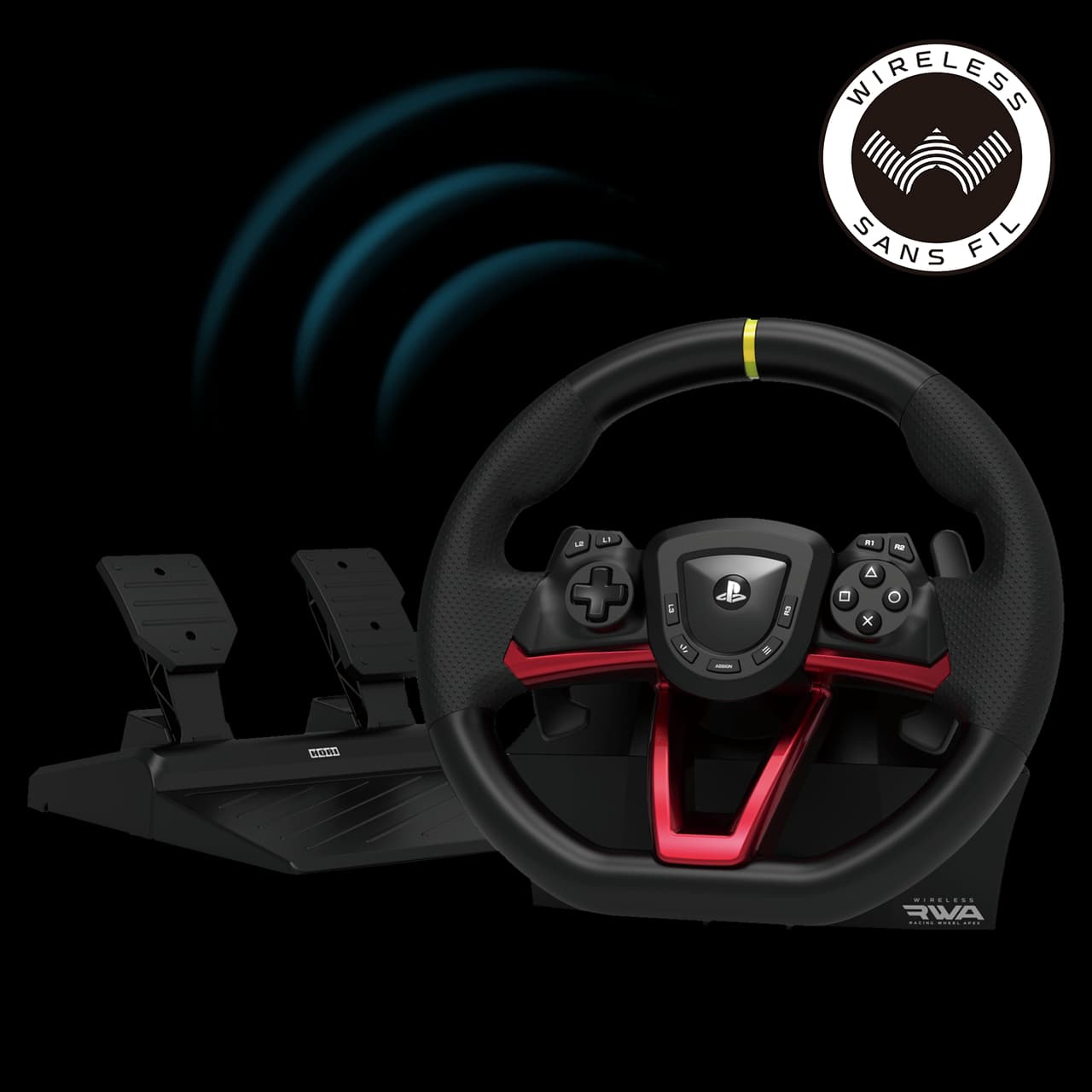 HORI RWA Apex Wireless Steering Wheel For PS4, PS5, PC