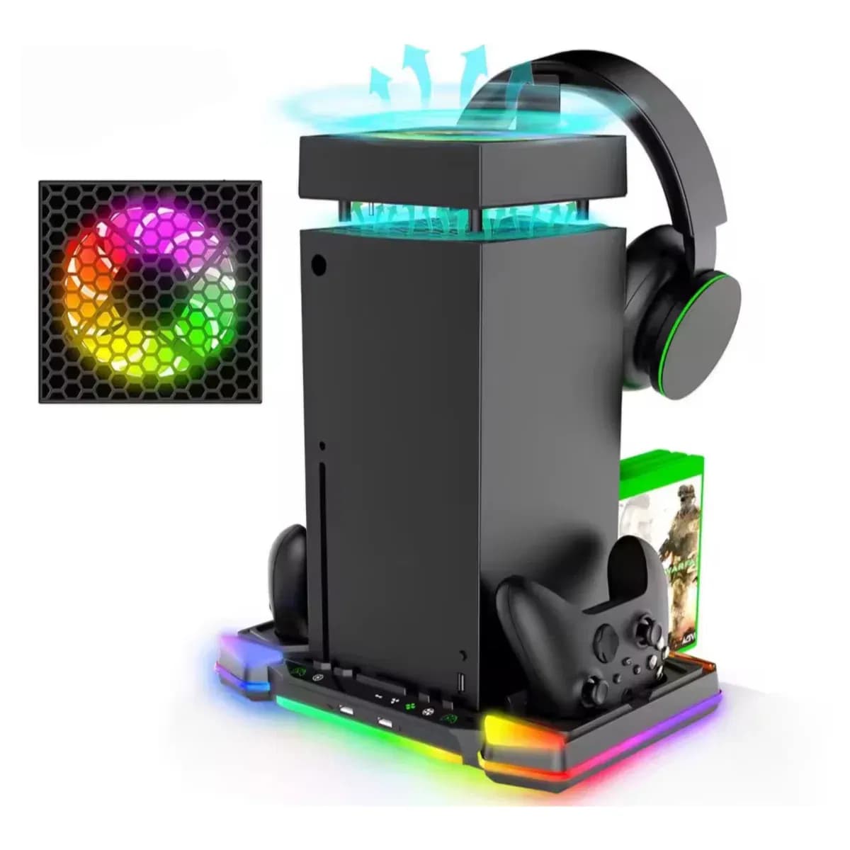 Ipega Multi-Function RGB Cooling Stand For Xbox Series X