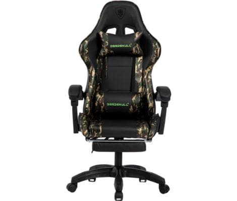 DeadSkull Gaming Chair + Footrest