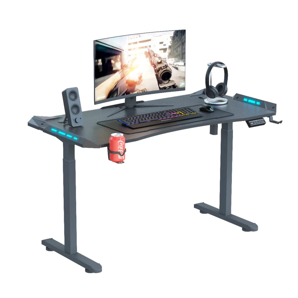 Electric Adjustable Height Gaming Desk