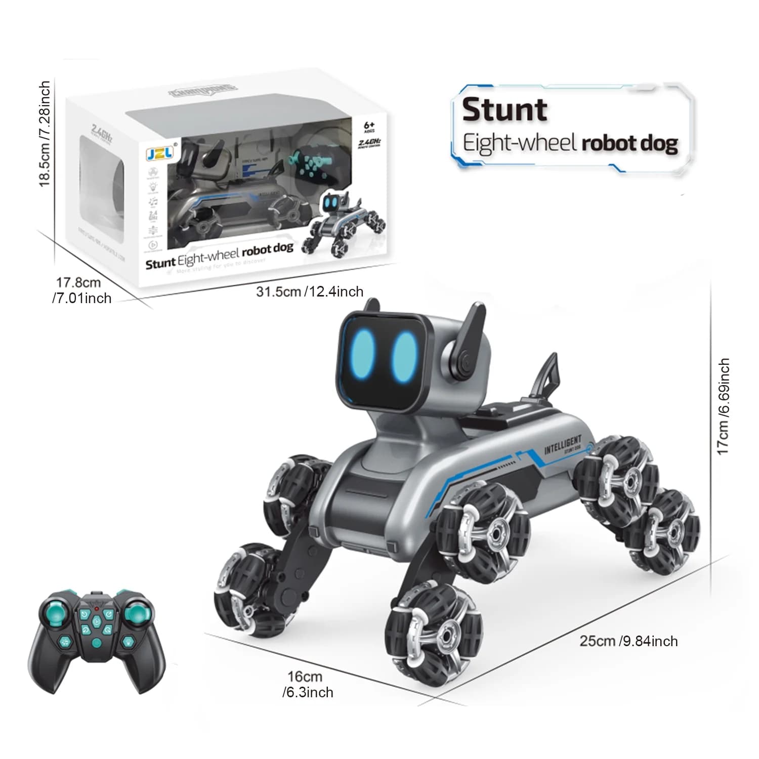 Remote Control Stunt Robot Dog