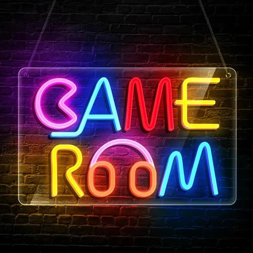 LED Neon Wall Mount Sign | Game Room