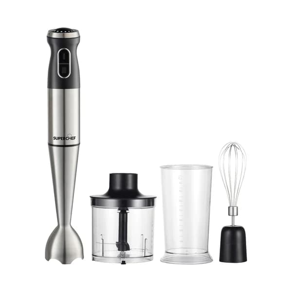 Superchef Hand Blender 4 in 1 Hand Blender Set 800W