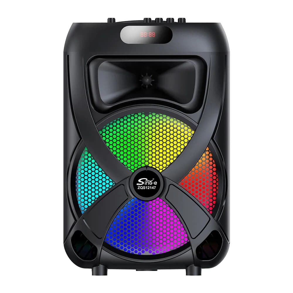 Sing-E 12" Wireless Karaoke Speaker + 2 Mics