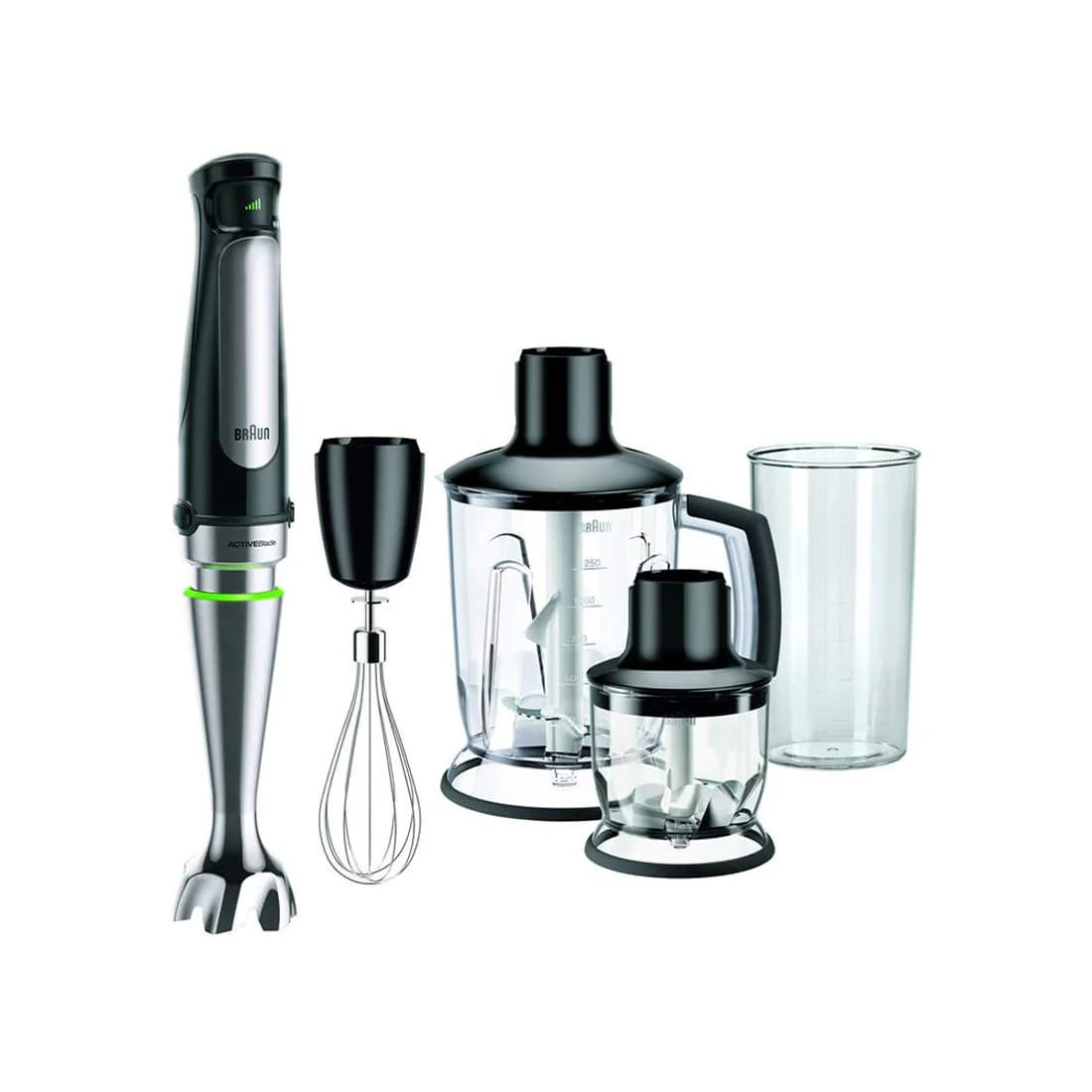 Braun MultiQuick 7 Hand Blender Set Active Blade 1000W