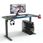 Manual Adjustable Height Gaming Desk