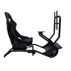 DeadSkull Alcantara Racing Simulator Seat + TV - Moitor Wall Mount